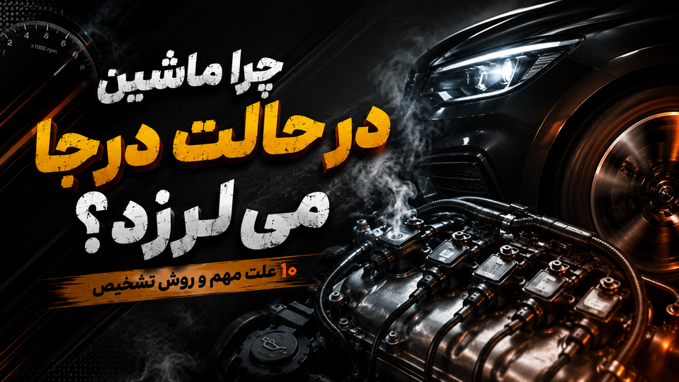 چرا ماشین در حالت درجا میلرزد؟ ۱۰ علت مهم + روش تشخیص