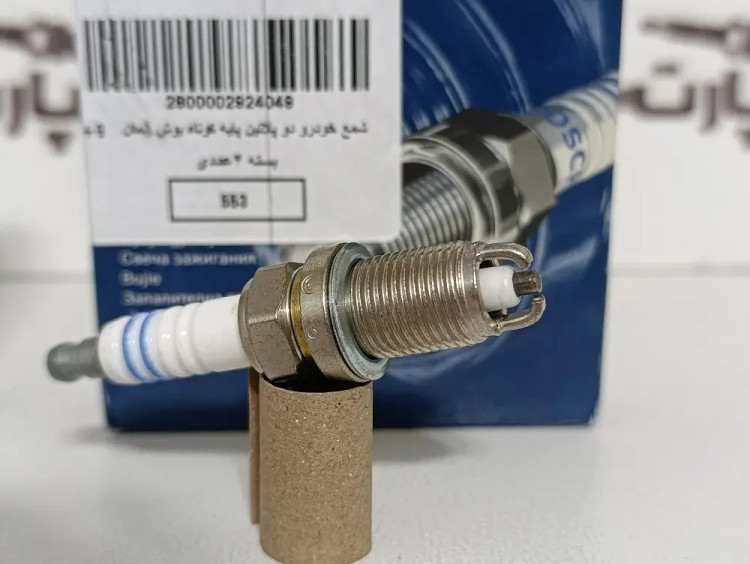 شمع دو پلاتین بوش المان پایه کوتاه FLR8LDCDU +9