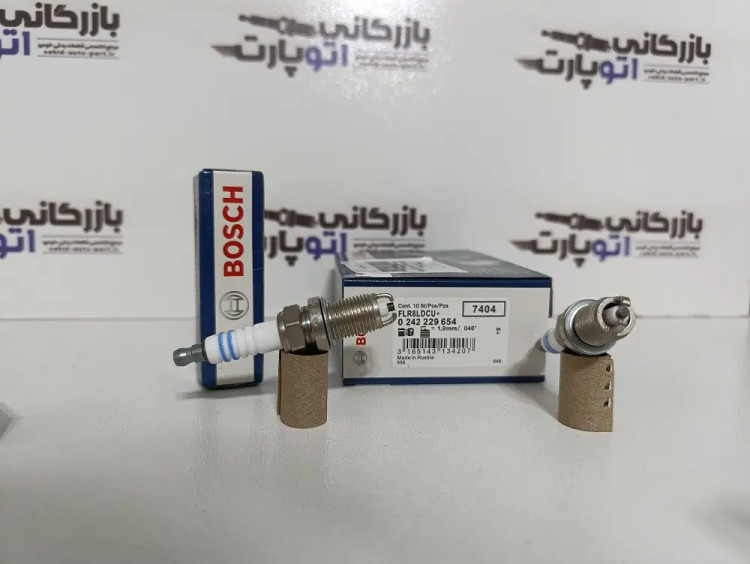 شمع دو پلاتین بوش روسیه پایه کوتاه FLR8LDCU +9