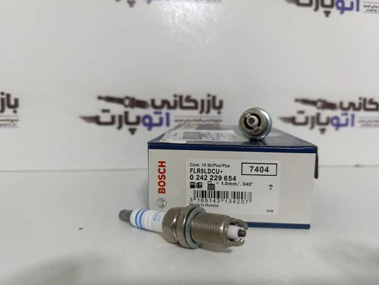 شمع دو پلاتین بوش روسیه پایه کوتاه FLR8LDCU +9