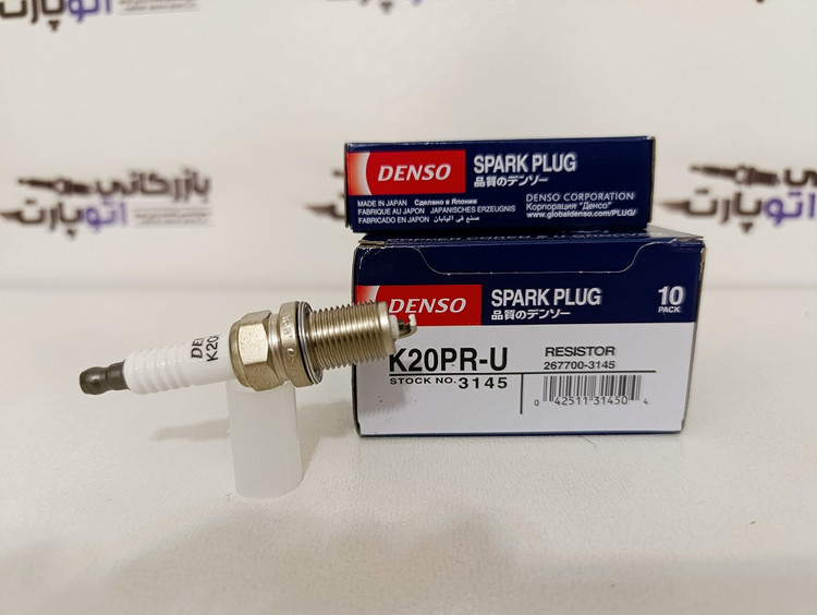 شمع تک پلاتین دنسو ژاپن پایه کوتاه K20PR-U 3145
