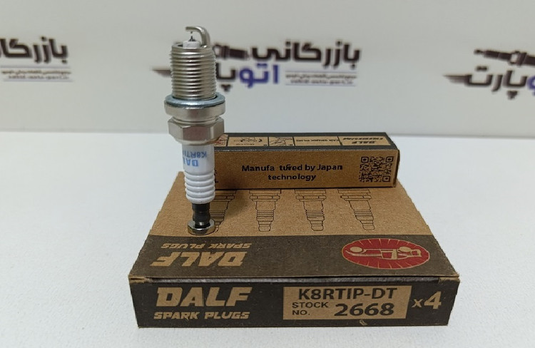 شمع سوزنی دبل ایریدیوم دالف پایه کوتاه K8RTIP-DT-2668