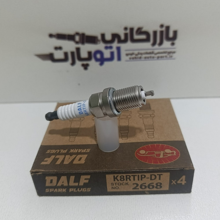 شمع سوزنی دبل ایریدیوم دالف پایه کوتاه K8RTIP-DT-2668