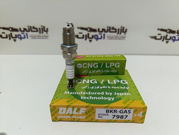 شمع تک پلاتین CNG/LPG دالف پایه کوتاه BKR-GAS- 7987