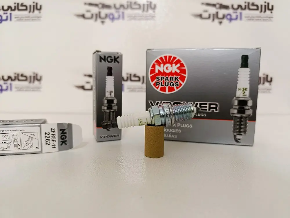 شمع تک پلاتین انجیکا ژاپن پایه کوتاه ZFR5F-11 2262- بازرگانی اتو پارت