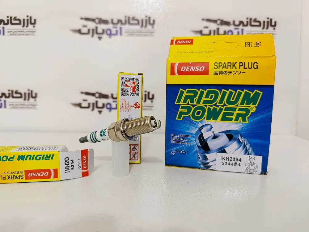 شمع سوزنی ایریدیوم پایه بلند دنسو پاور ژاپن IKH20#4 5344- بازرگانی اتو پارت